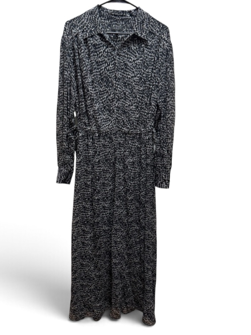 Rag & Bone Silk Blend Drawstring Midi Dress